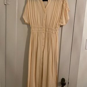 Zara XS Cream Dress